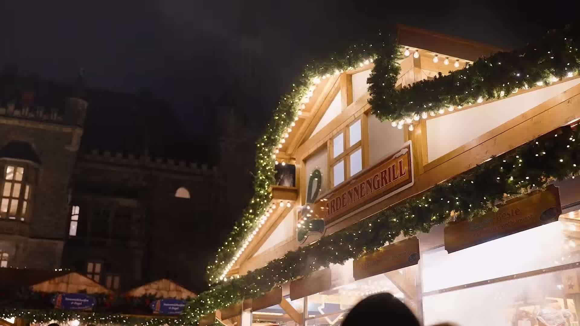 Ardennen-Grill auf dem Aachener Weihnachtsmarkt